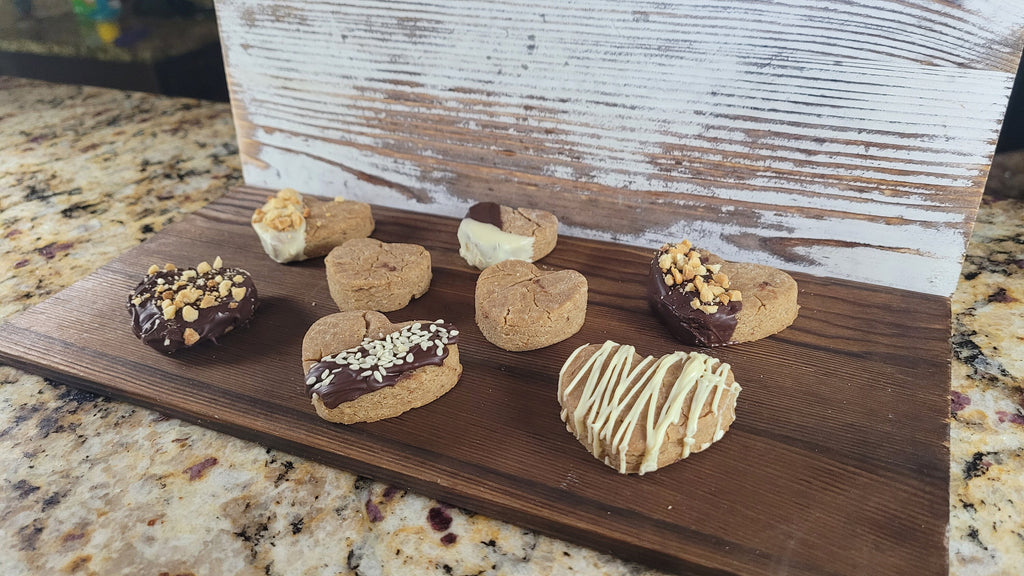 Mini Heart Cookies baked with LOVE!