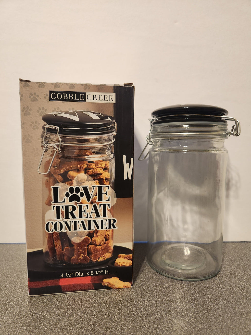 Large Dog Treat Canister